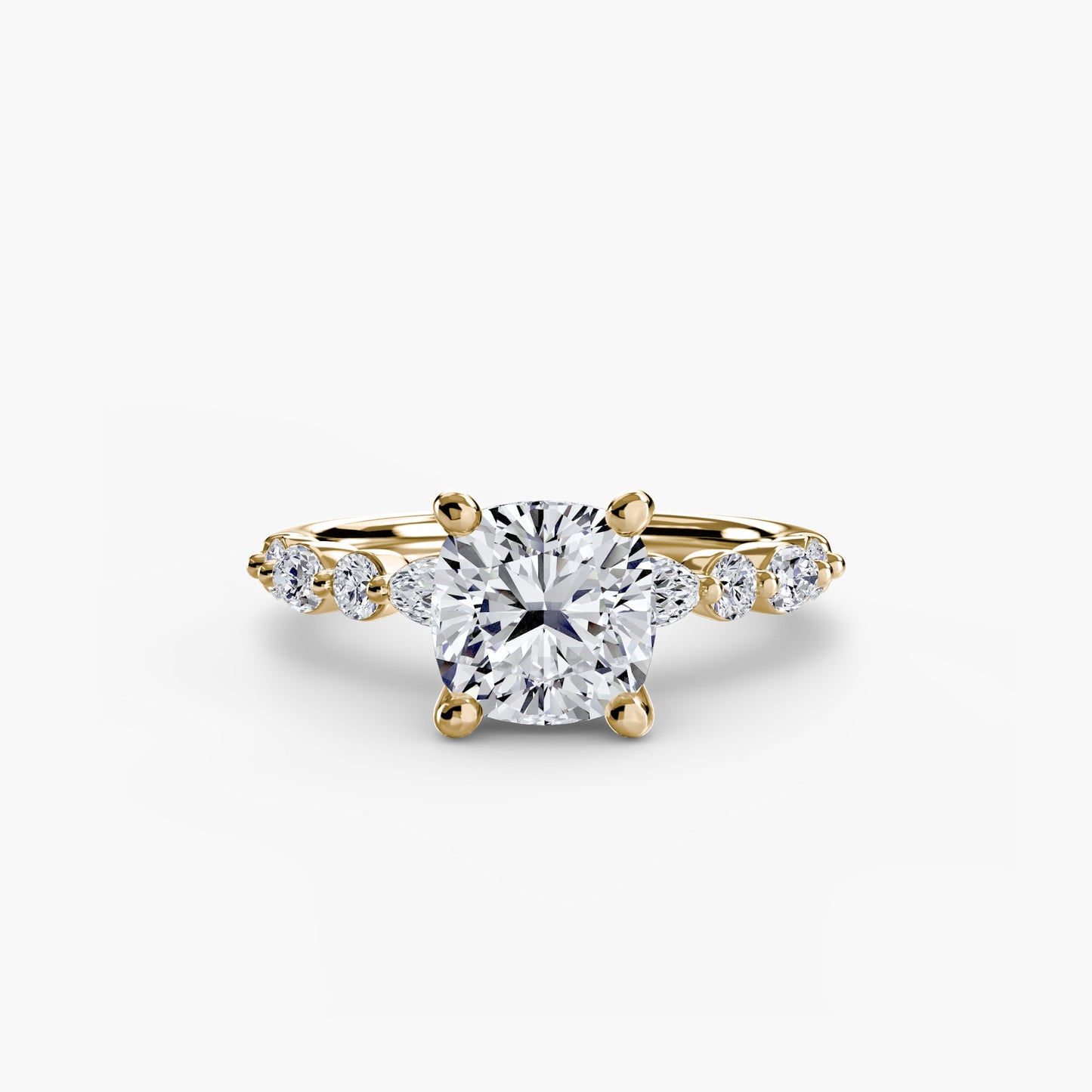 Setting Gold with Fine Diamond – angle view