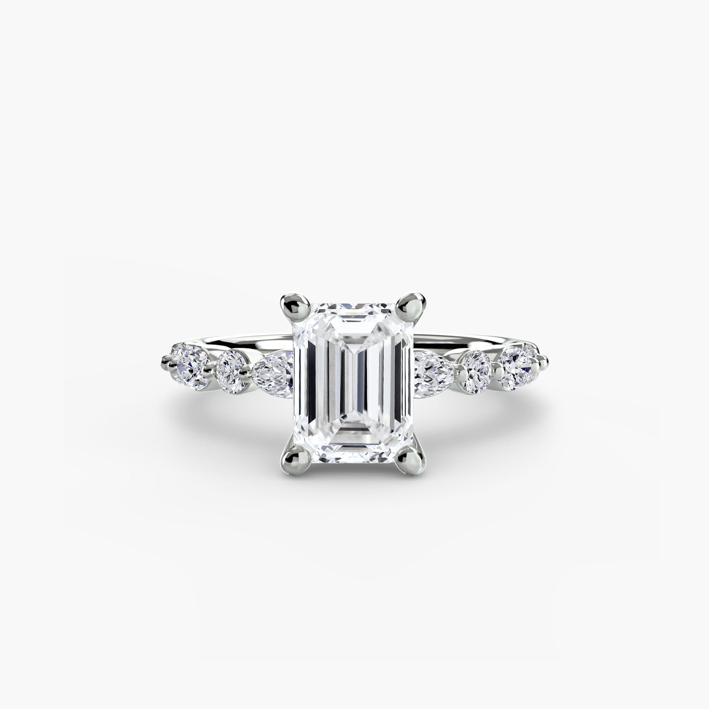 Fine Diamond Setting 0.35-ct Gold – back view