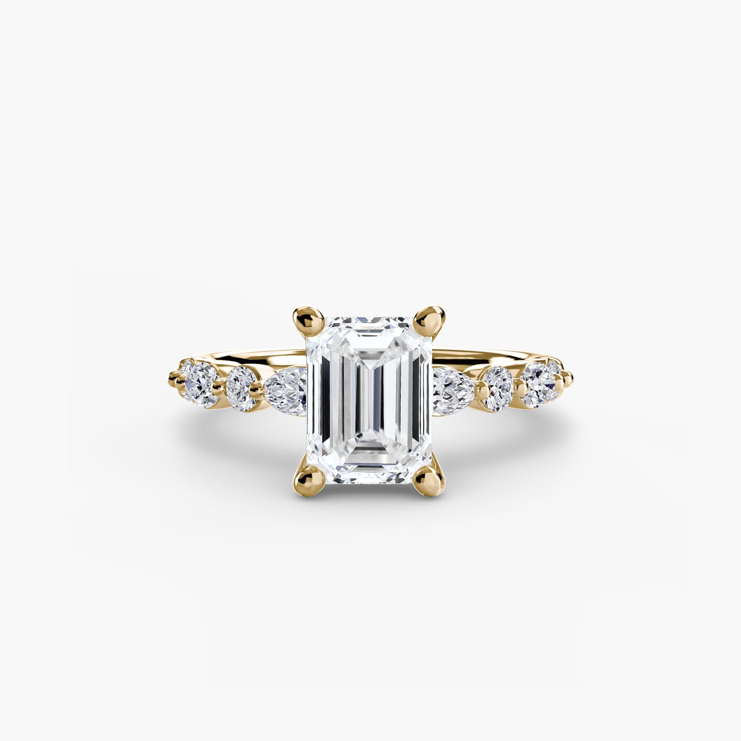 Setting Gold with Fine Diamond – back view