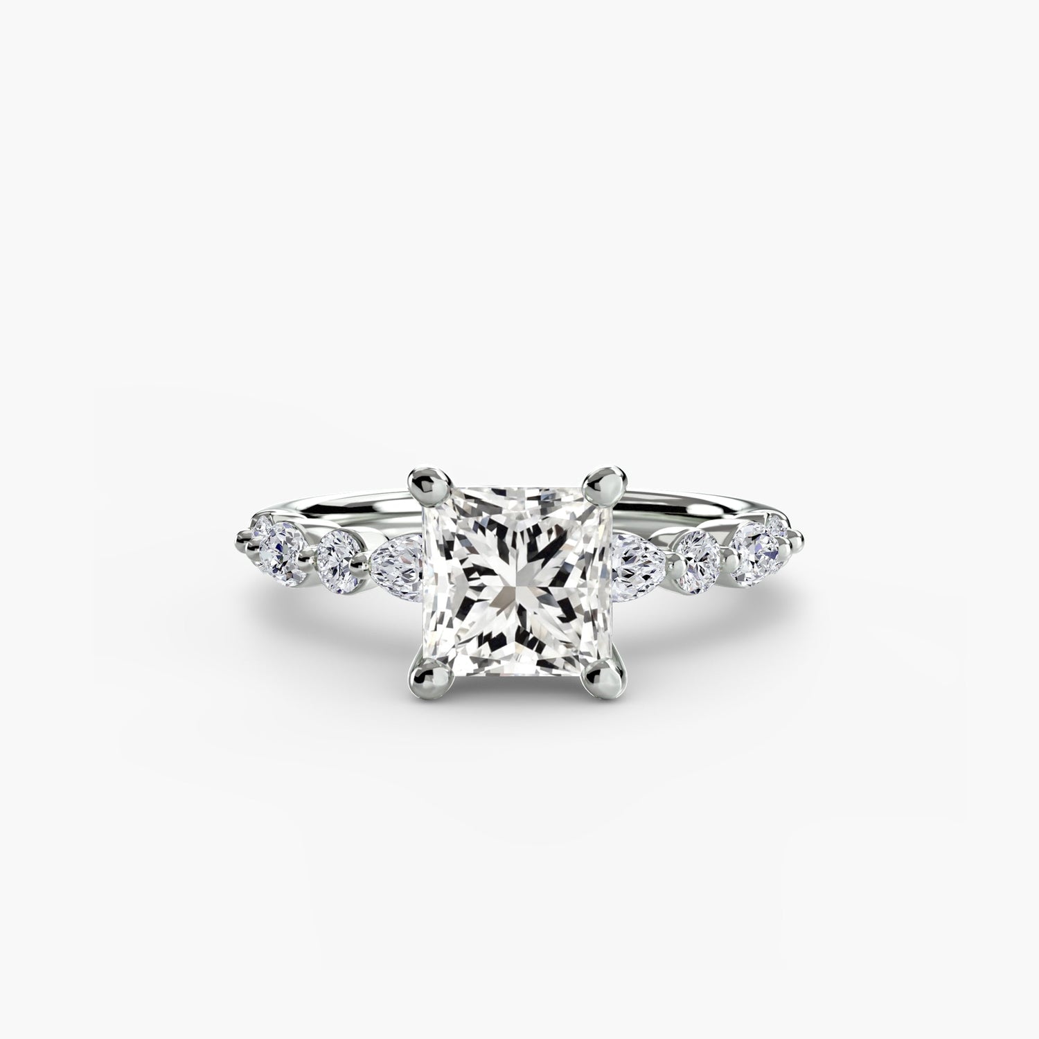 Shimmering Setting 0.35 ct – side view
