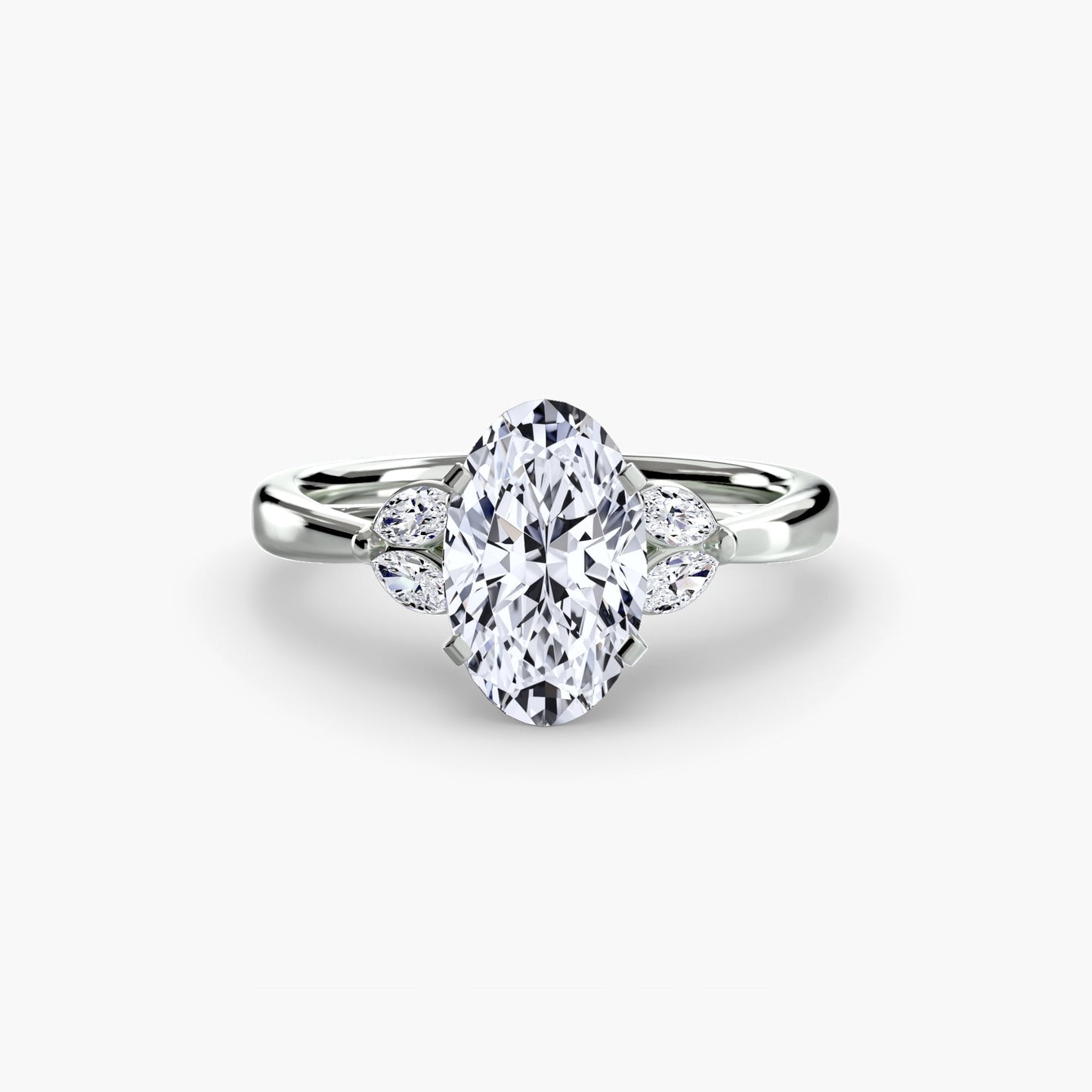 Gemstone Setting -ct Gold – profile view
