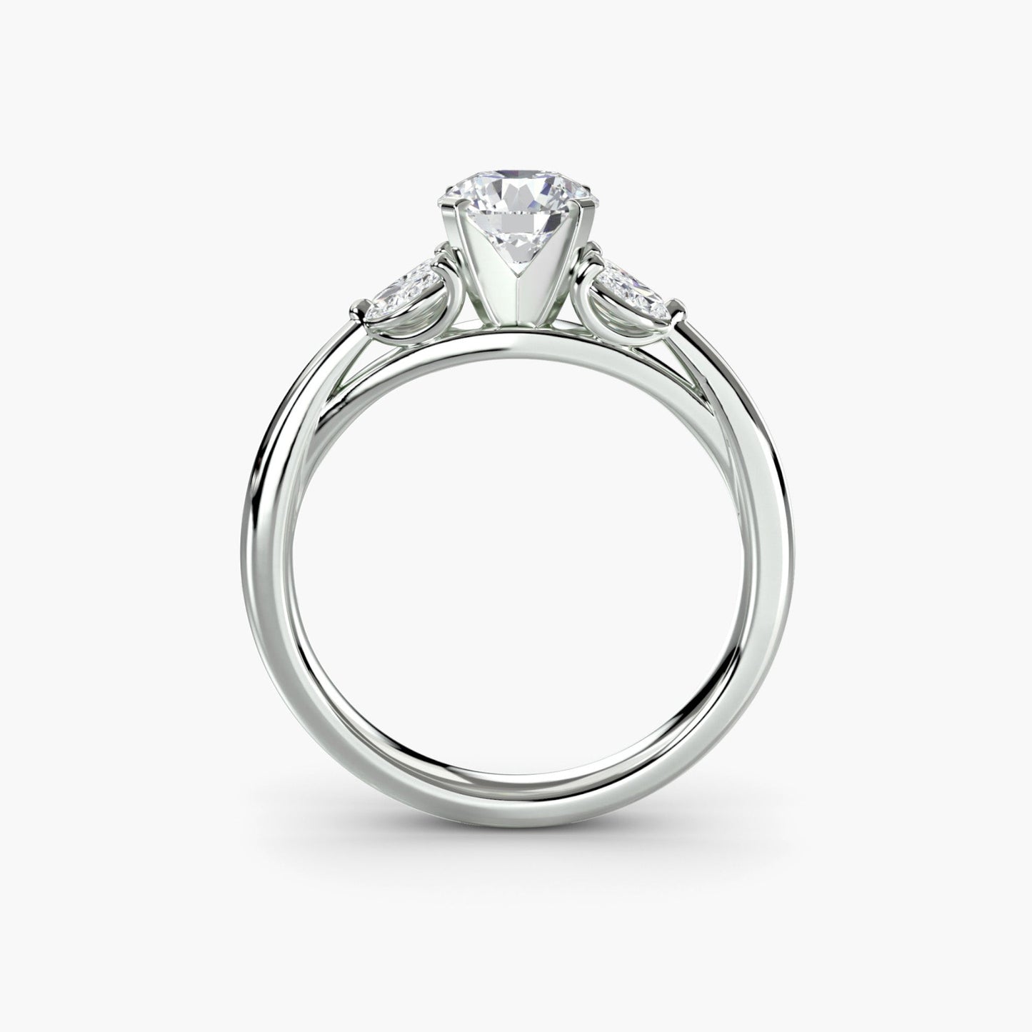 Gemstone Setting -ct Gold – front view
