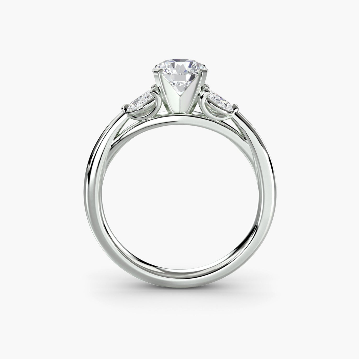 Gemstone Setting -ct Gold – front view
