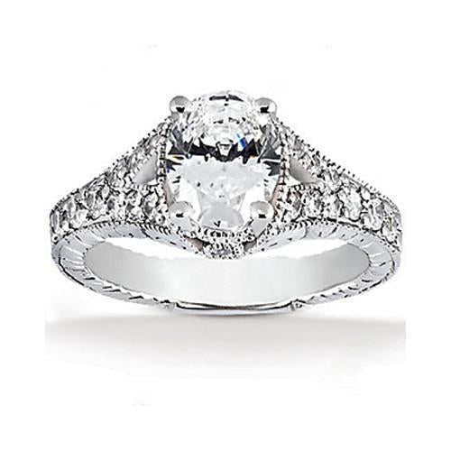 Wedding Ring For Women 1.50 Carats Real Diamond