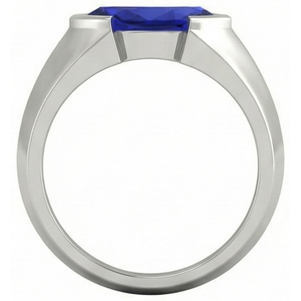 natural marquise sapphire 1ct ring on white background