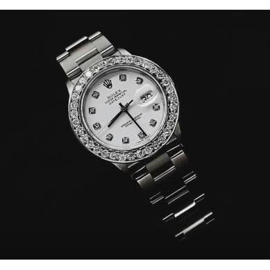 Bezel Rolex Dj Watch Stainless Steel