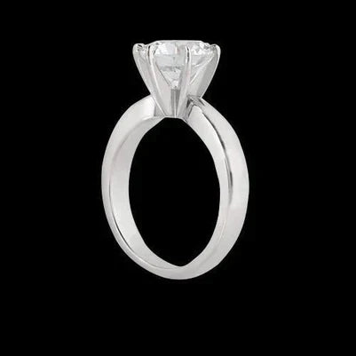 White Gold 3 Carat Real Diamond Ring