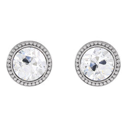 Earth-Mined Bezel-Set Fine Diamond Earrings 2 ct