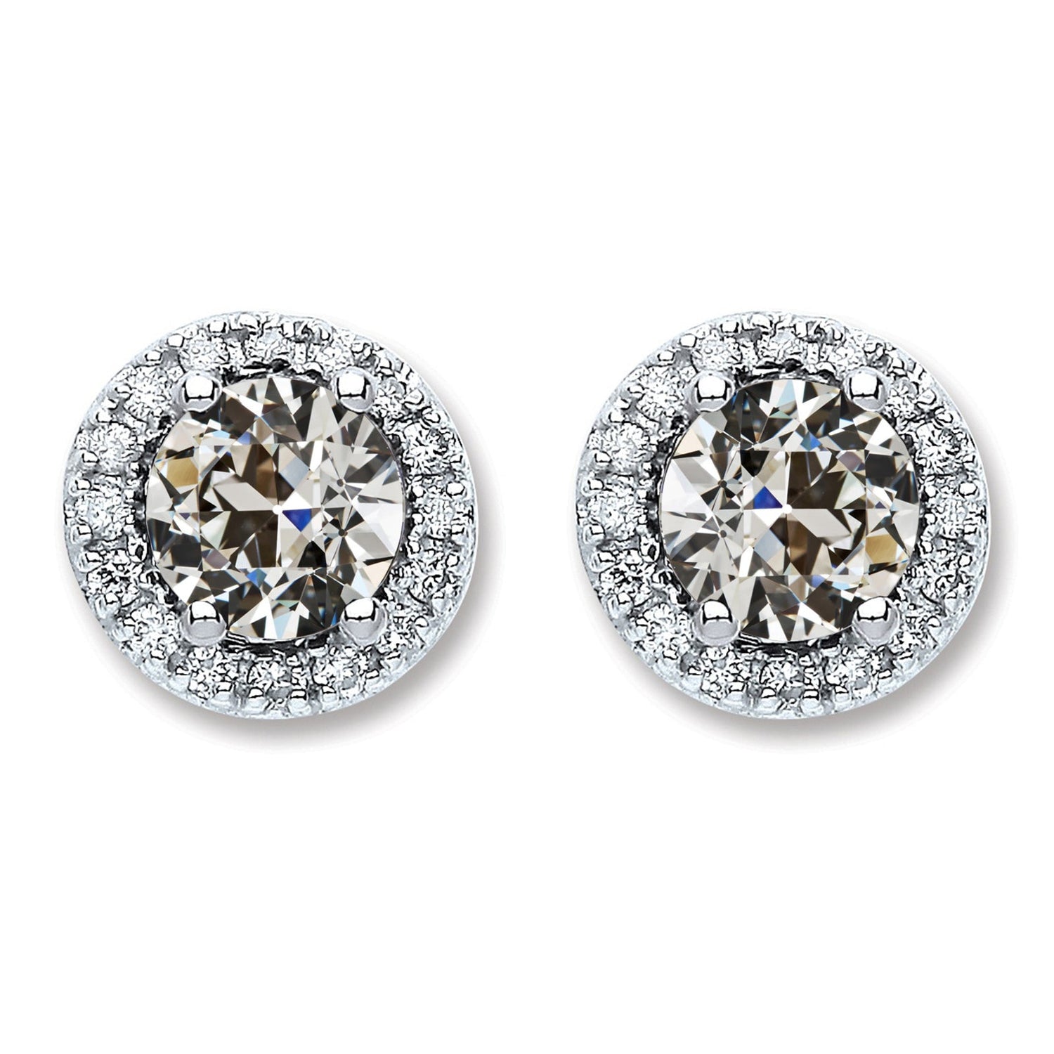 Brilliant Brilliant Diamond Earrings 1.50 ct – main view