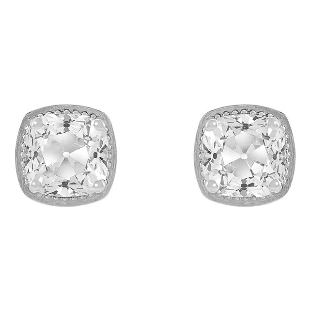 Earth-Mined Fine Diamond Drop Earrings – main view