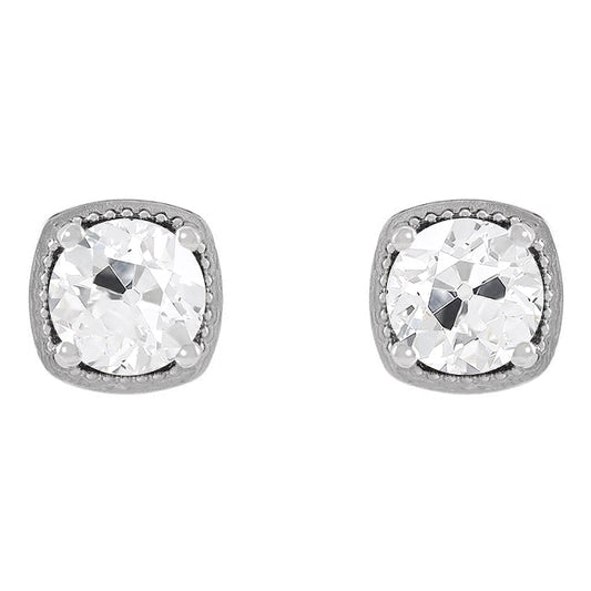 Shimmering Stud Earrings 4 ct – main view