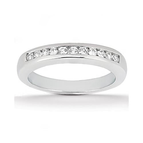 White Gold Genuine Diamond Engagement Ring and Band Set 1.80 Cts.