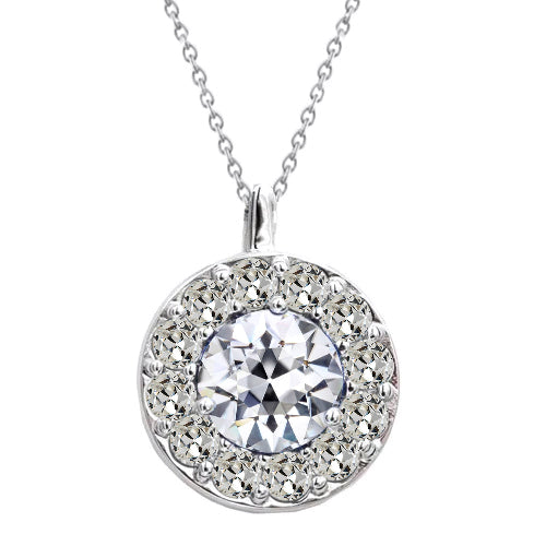 Real Diamond Halo 3 ct 14K White Gold – main view