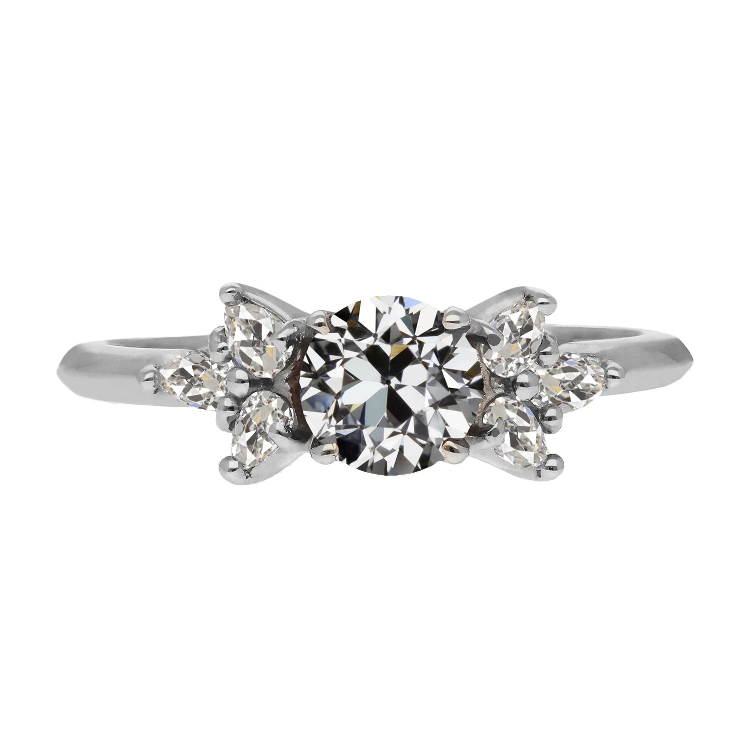 Natural Brilliant Diamond Proposal Ring – main view