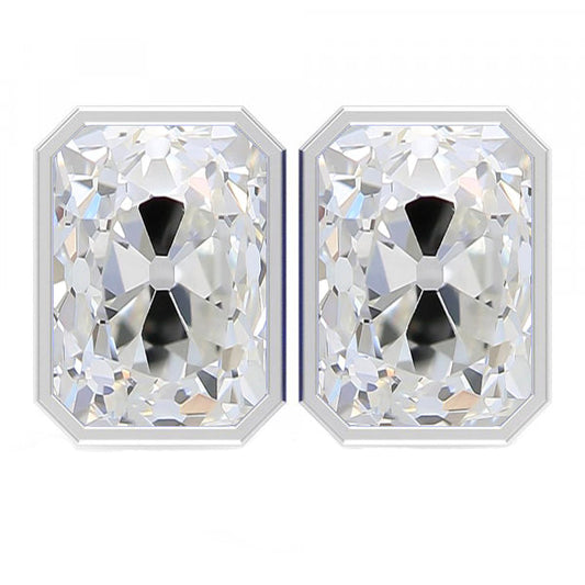 Earrings 14 Karat White Gold with Diamond – main view