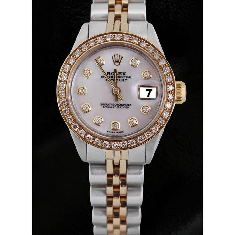 Mop Diamond Dial Bezel Rolex Datejust