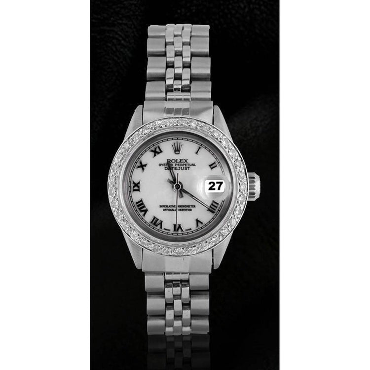 Bezel Rolex Dj Watch Ss Jubilee