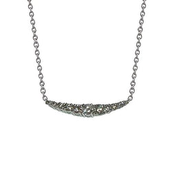 Women 3.7 Carats Genuine Diamond Necklace Pendant White Gold 14K New
