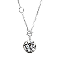 Artisan Antique Cut Diamond Pendant Necklace – 1.50 ct 14K White