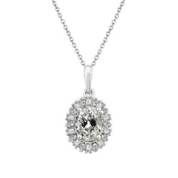 Handcrafted Brilliant Diamond Drop Pendant 2 ct – HarryChadEnt