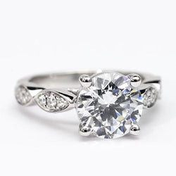 Women Real Diamond Engagement Ring