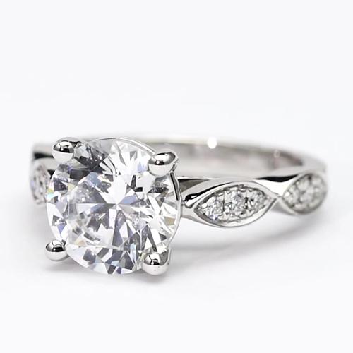 Women Real Diamond Engagement Ring