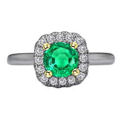 GIA-Certified Fine Emerald Colored Stone Ring 2.50 ct – 14 Karat