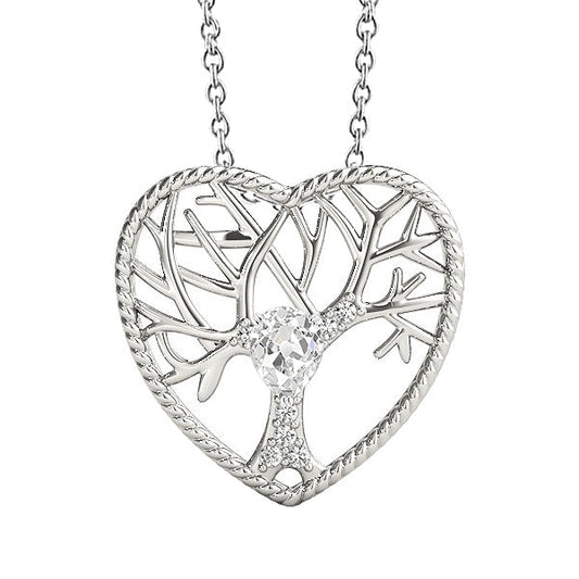 Custom Brilliant Diamond Pendant Necklace 1.50 ct – main view