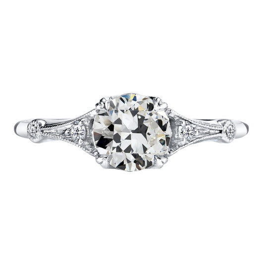 Handcrafted Engagement Ring 2 ct – main view