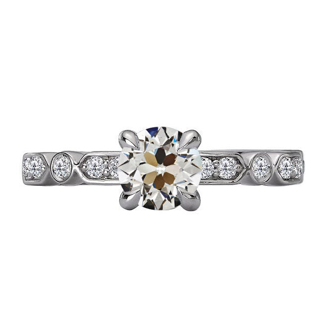 Elegant Diamond Anniversary Ring 2 ct – main view