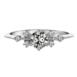 Brilliant Diamond Proposal Ring – Anniversary Ring 2 ct 14 Karat