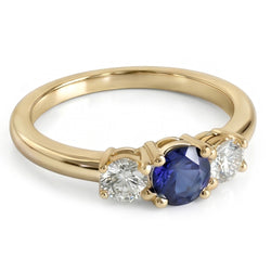 Natural Sapphire Ring 1.50ct - Yellow Gold 14K