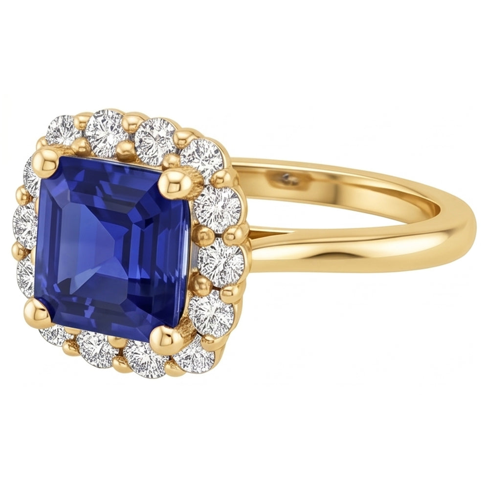 Yellow Gold Sapphire Ring
