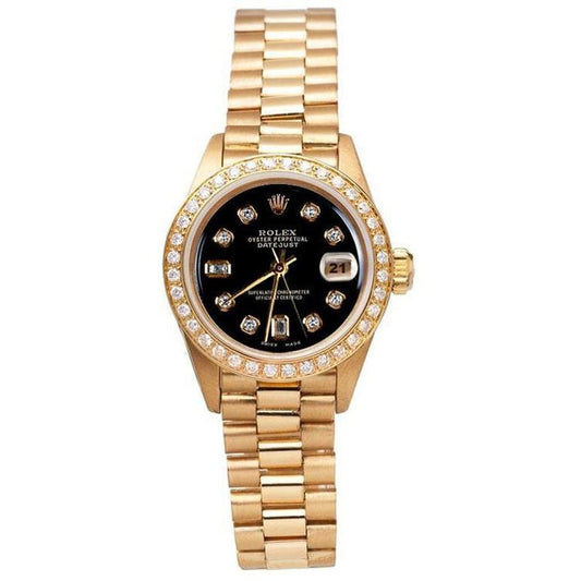 Yg President Style Rolex Date Just 