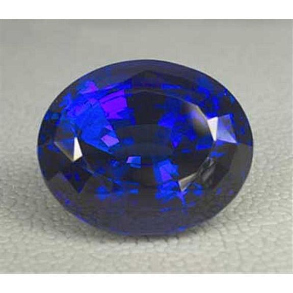 Blue Tanzanite Loose Sapphires Natural 7-ct Gold – main view