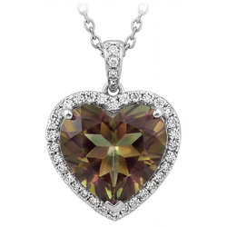 VVS Clarity Stone Pendant Necklace – Alexandrite 3.75 ct 14