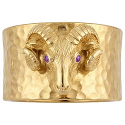 Custom 0.05-ct Amethyst Mens Ring