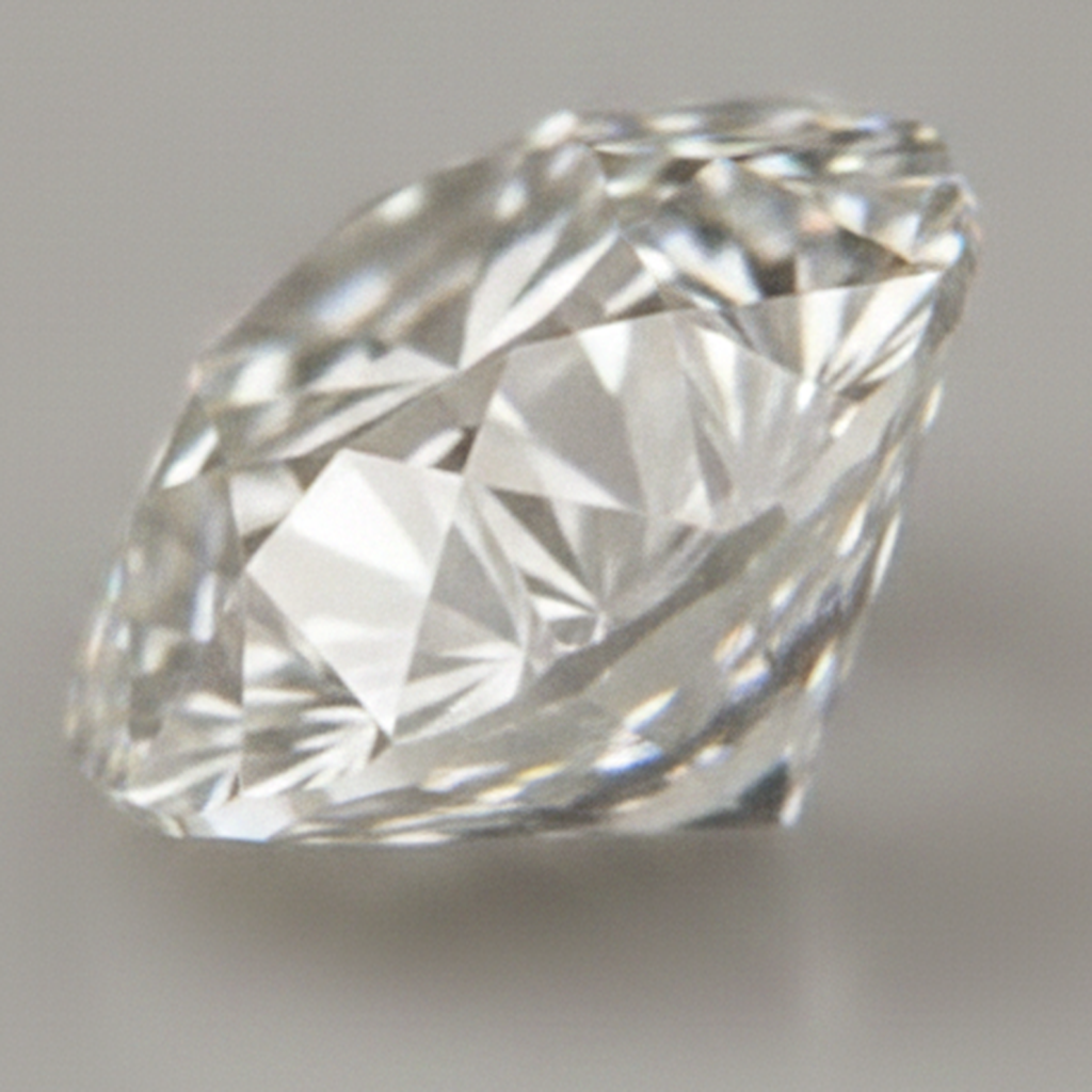 Antique F VS1 Earth Mined Loose Diamond Round Old European Cut Natural 9 Carat