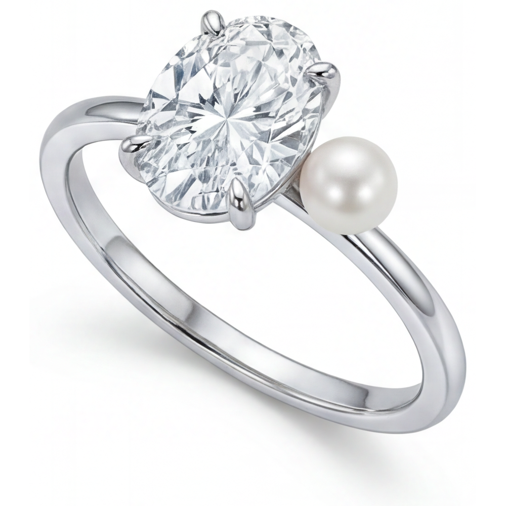 Artisan Solitaire Ring 2 ct – angle view