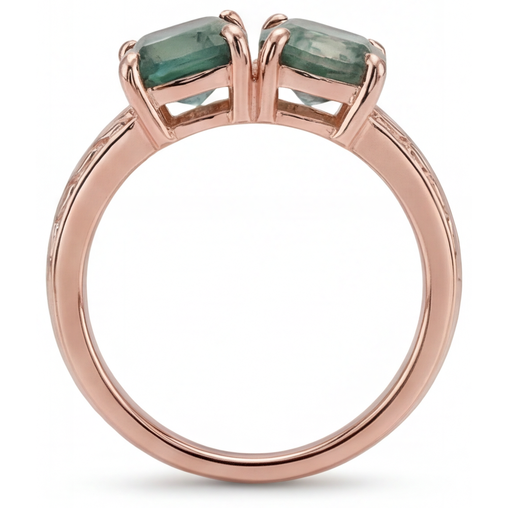Sophisticated Gemstone Ring 1.50 ct – profile view