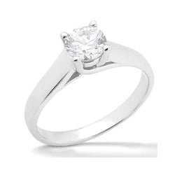 Natural Earth Mined Diamond Solitaire 1.01 Ct. Jewelry Engagement Ring