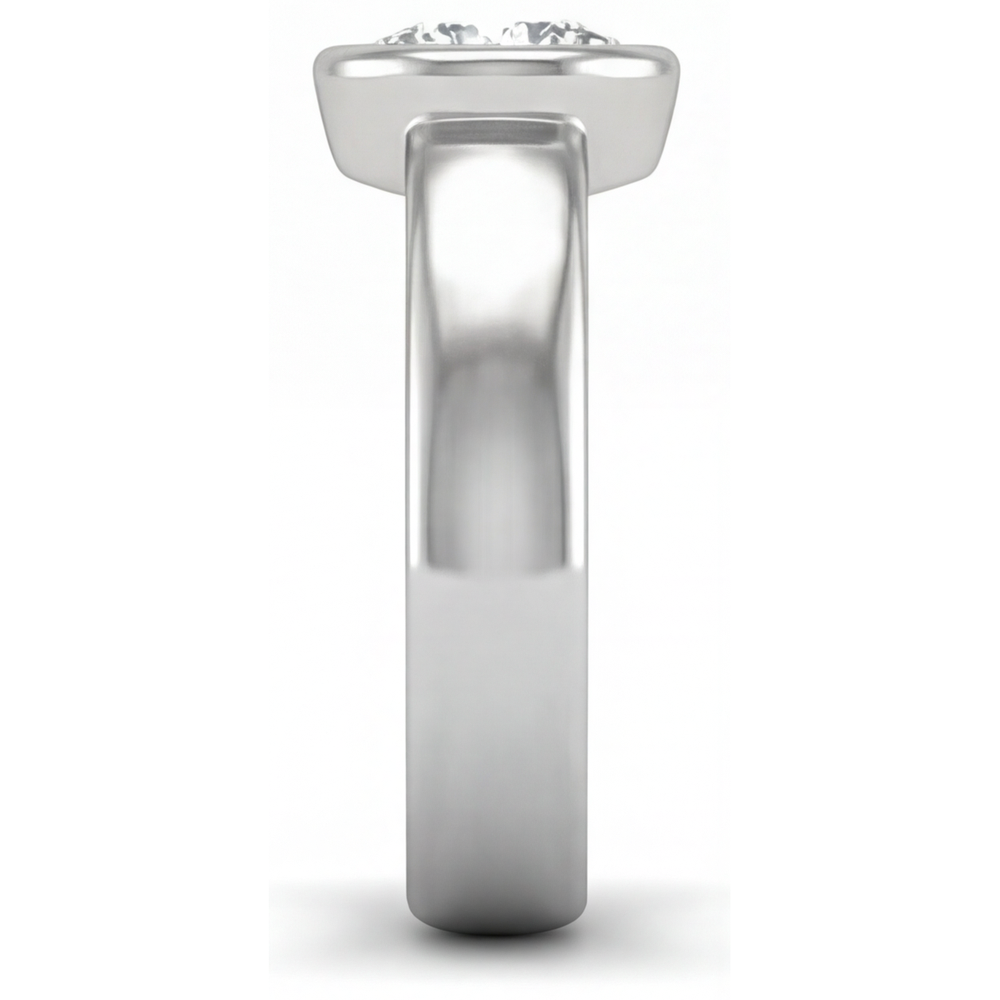 Authentic Diamond Gentleman's Ring – angle view