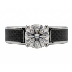 Handcrafted Diamond Mens Ring 1.50 ct from HarryChadEnt