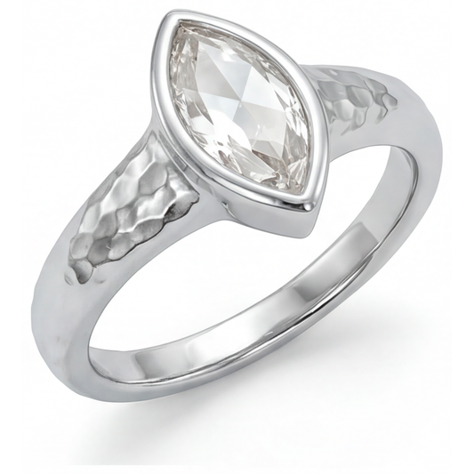 Diamond Solitaire Ring 1.25-ct 14K White Gold – main view