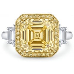 Fine VVS Fancy Yellow Diamond Fine Jewelry Ring – 2 ct 14 Karat