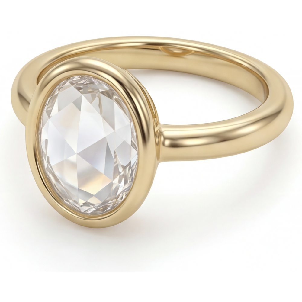 Timeless Single Stone Ring 5.0 ct – side view