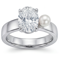 2.25 ct Fine Diamond Solitaire Ring in 14K White Gold