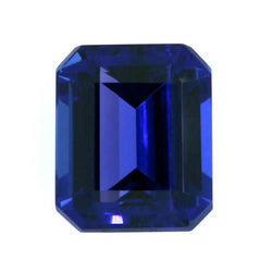 Genuine Step Cut Violet Tanzanite Loose Emerald Natural – 3 ct