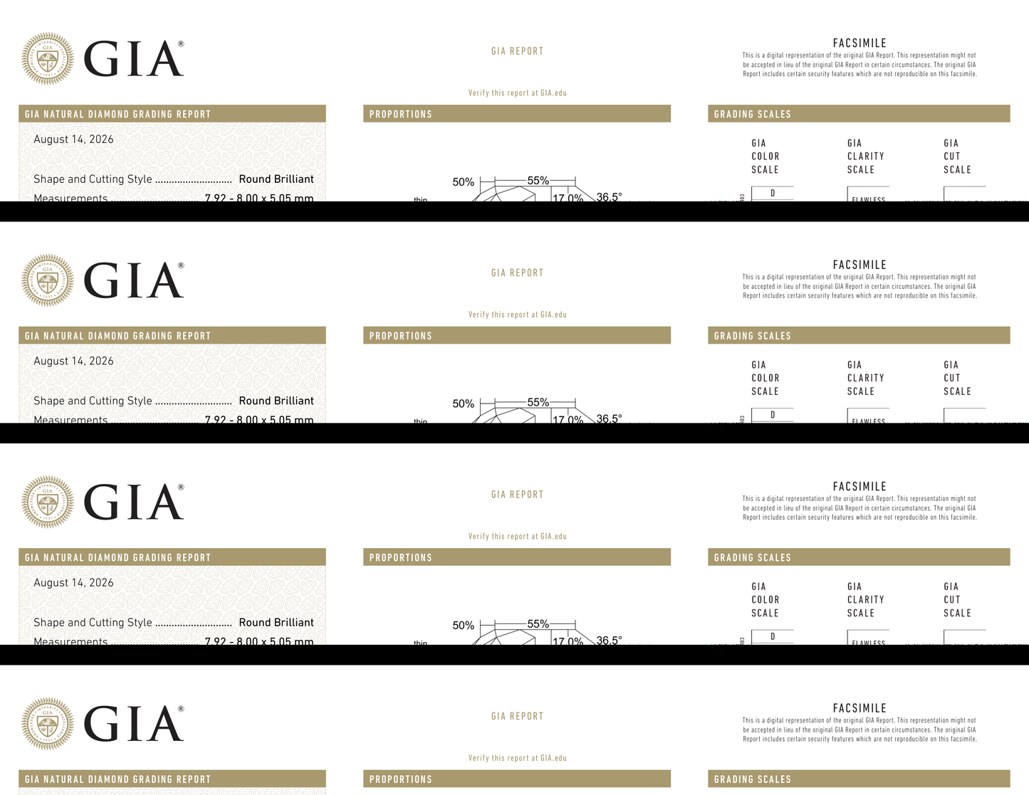 GIA Certificate