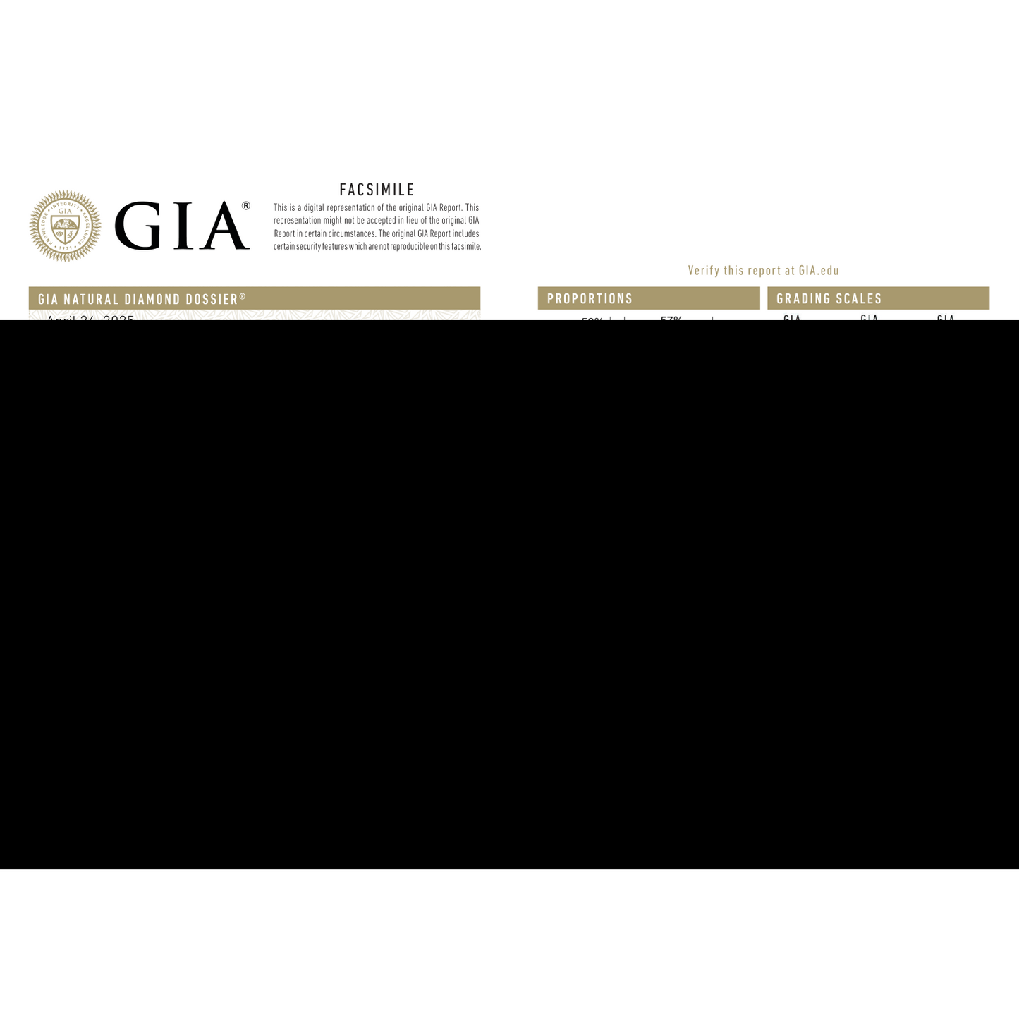 GIA Certificate